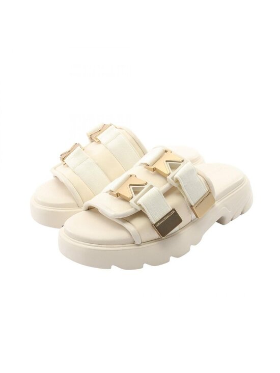 Bottega Veneta Sandals Flash Leather Nylon main image 7